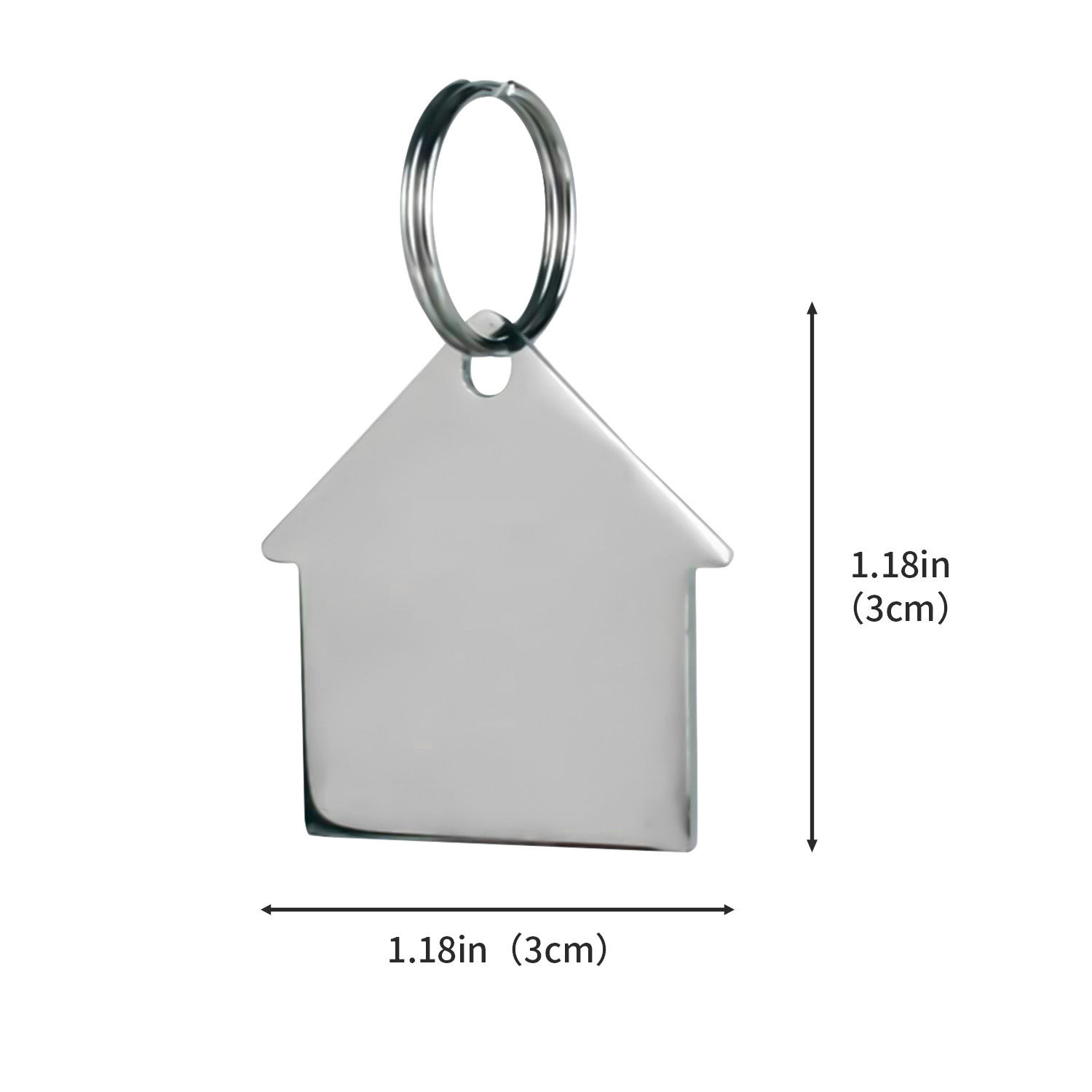 Personalized Stainless Steel Dog Tag for Pets - Engraved Name Tag for Dogs and Cats  - Slide-On ID Tag with Durable Construction and Easy-to-Read Text