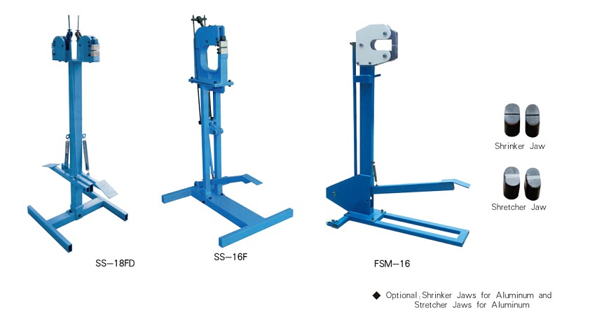 Stretchering machine shrinker stretcher