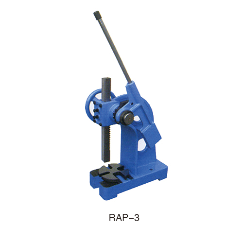 Ratch wheel arbor press