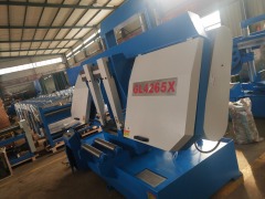 heavy duty double column saw machine
