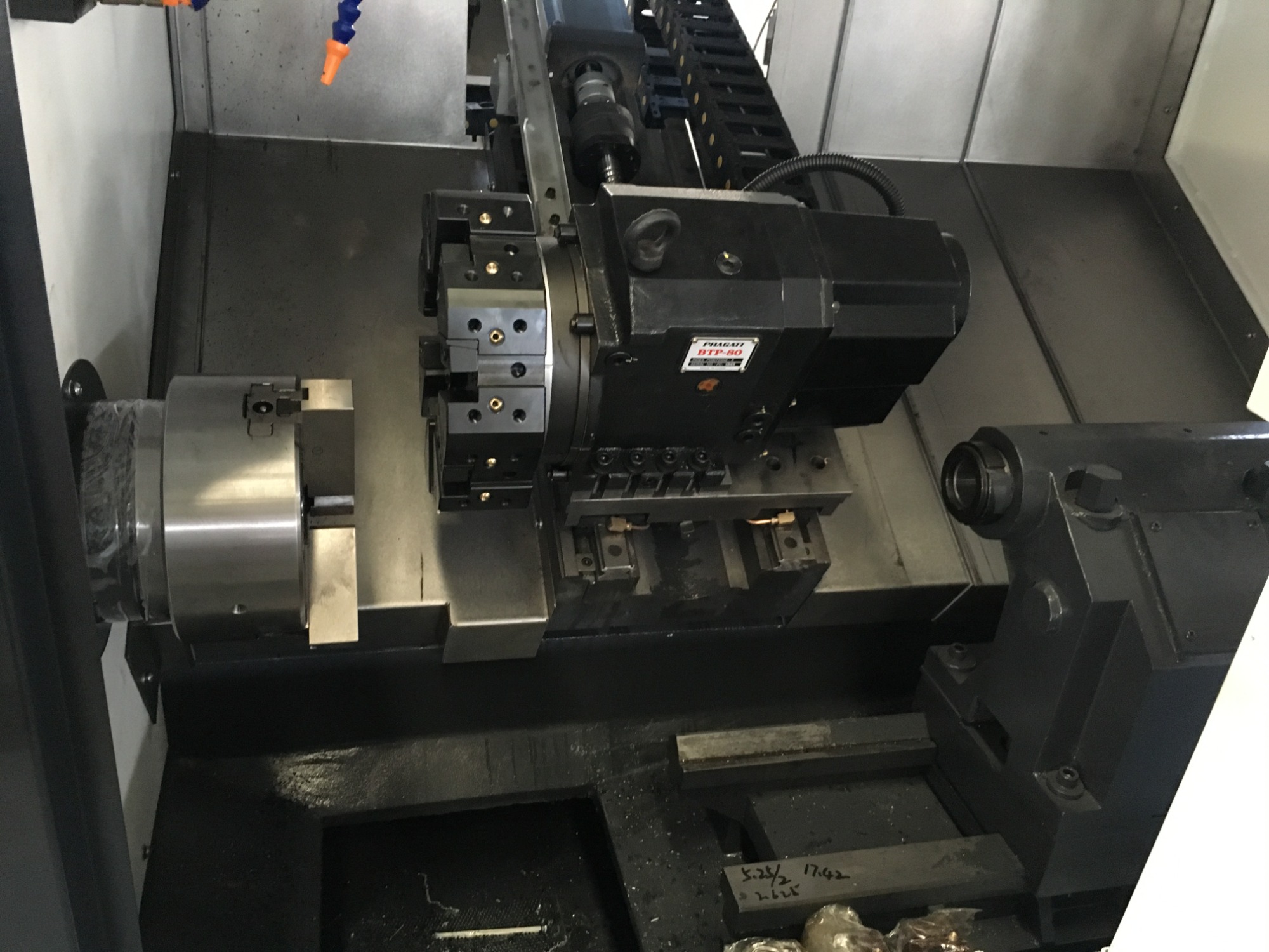 500mm Slant bed linear guideway cnc lathe Fanuc Siemens