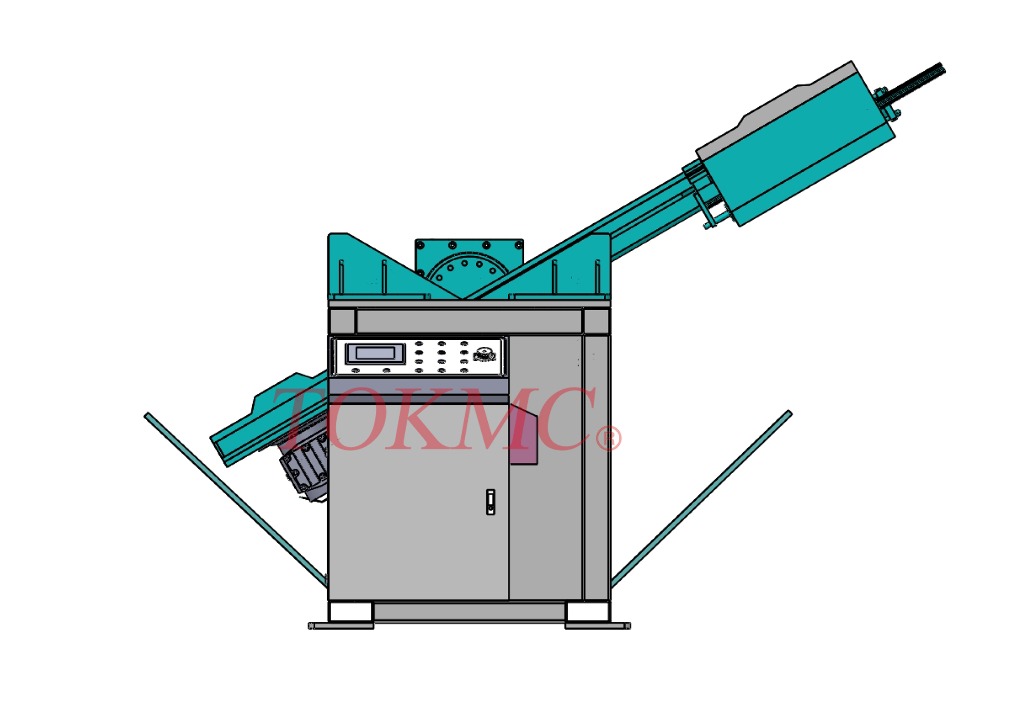 VS6045 (＋60°-45°) cutting Vertical Metal Band Saw machine