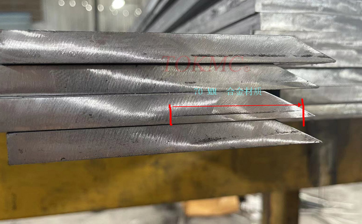 27" Pisau chipping sawit for excavator Chipping knife for palm oil 700mm long