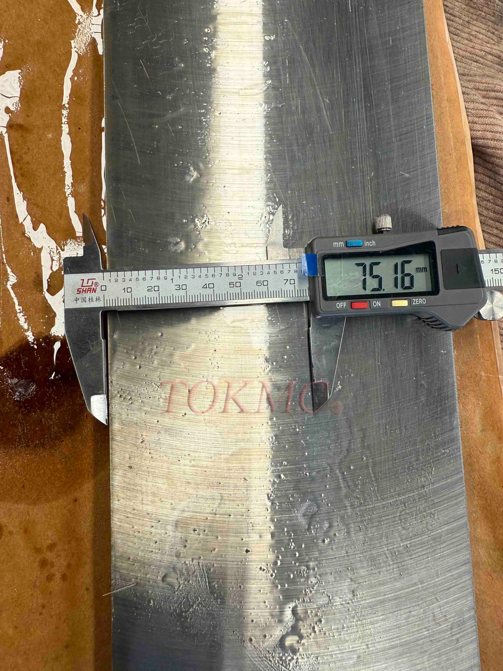 27" Pisau chipping sawit for excavator Chipping knife for palm oil 700mm long