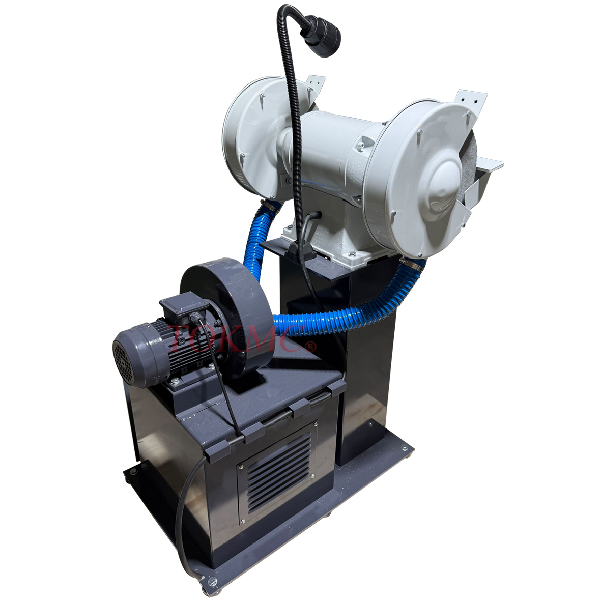 Dust-Collecting Bench Grinder Machine