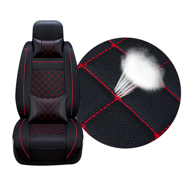 fly5d breathable leather car seat cover