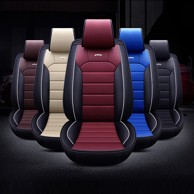 FLY5D car seat cover with PU leather material