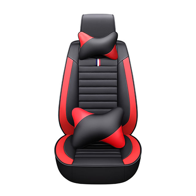 FLY5D Advanced PU Leather Car Seat Covers Wear Resistant Colorful Styles Compatible for Mainstream Cars.