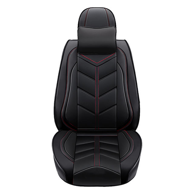 Fly5D Auto Seat Cover with Professional PU Leather Full Surround, Waterproof Comfortable and Risistant, Easy to Clean, Fit for Most of 5 Seats Car