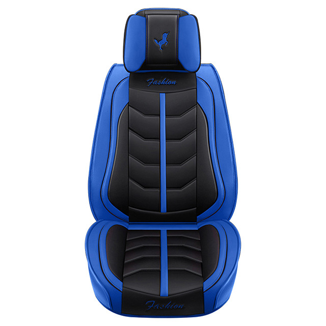 Fly5D Auto Seat Cover with Professional PU Leather Full Surround Durable, Comfortable and risistant, Fit for Most of 5 Seats Car