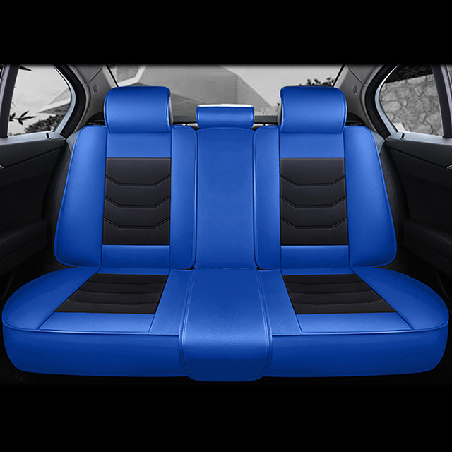 Fly5D Auto Seat Cover with Professional PU Leather Full Surround Durable, Comfortable and risistant, Fit for Most of 5 Seats Car