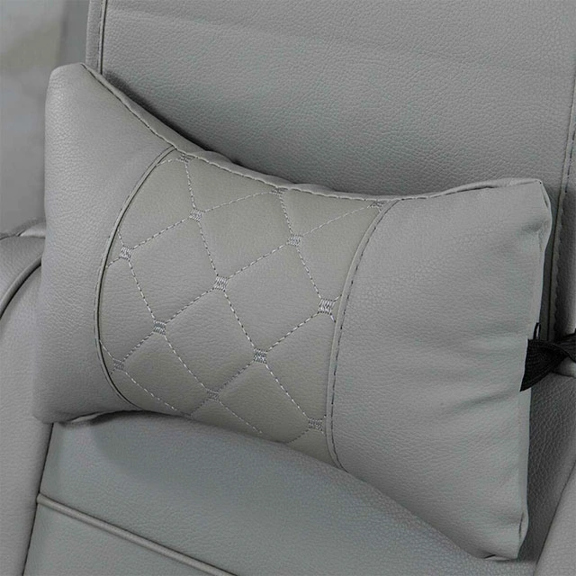 FLY5D Car Seat Covers Full Set, Wear Resistant and Soft PU Leather in Fashion Style Fit Sedans, SUV, Gray