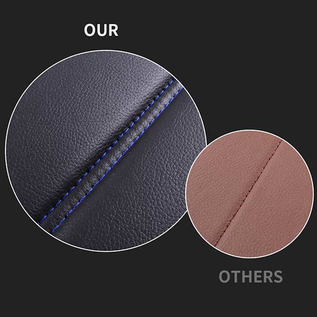 FLY5D Advanced PU Leather Car Seat Covers Wear Resistant Colorful Styles Compatible for Mainstream Cars.