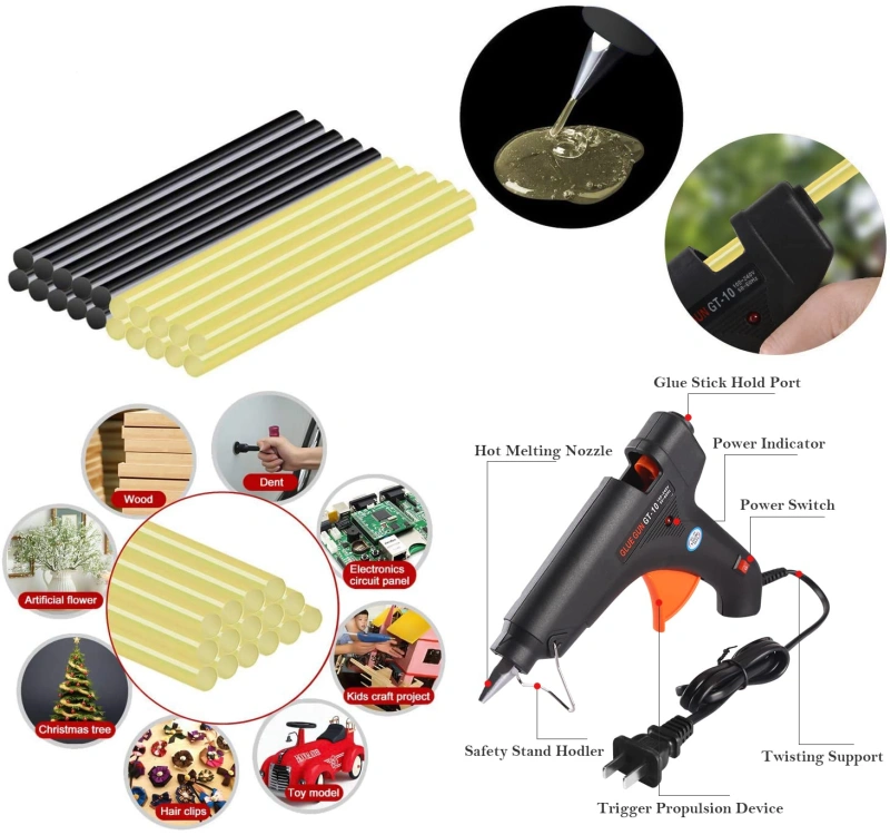 Super PDR 100W Glue Gun with 12 Glue Sticks