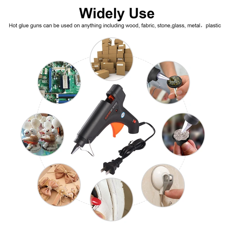 Super PDR 100W Glue Gun with 12 Glue Sticks