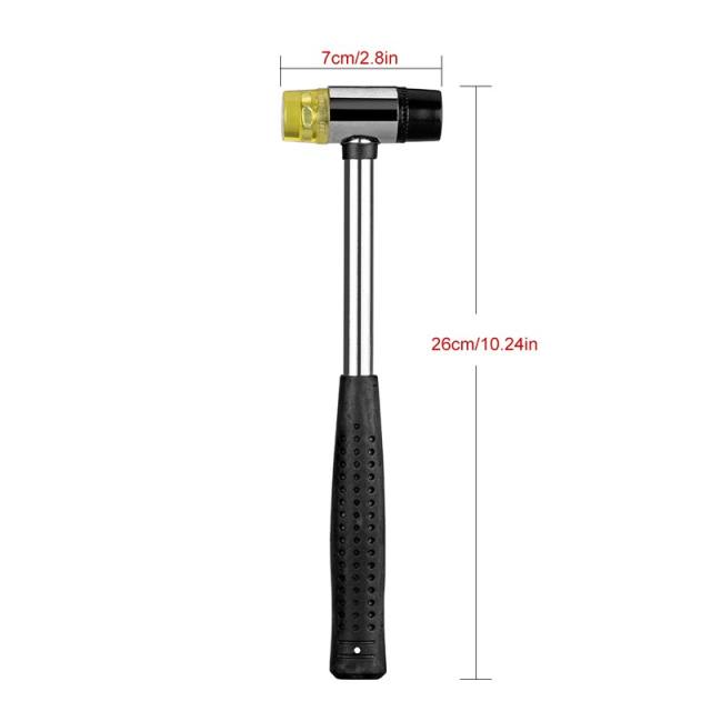 Super PDR Paintless Dent Repair Tool, Rubber Hammer and Tap-Down-Pen for Dent Removal