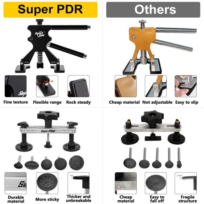 Super PDR Paintless Dent Repair Tool Kit 68pcs