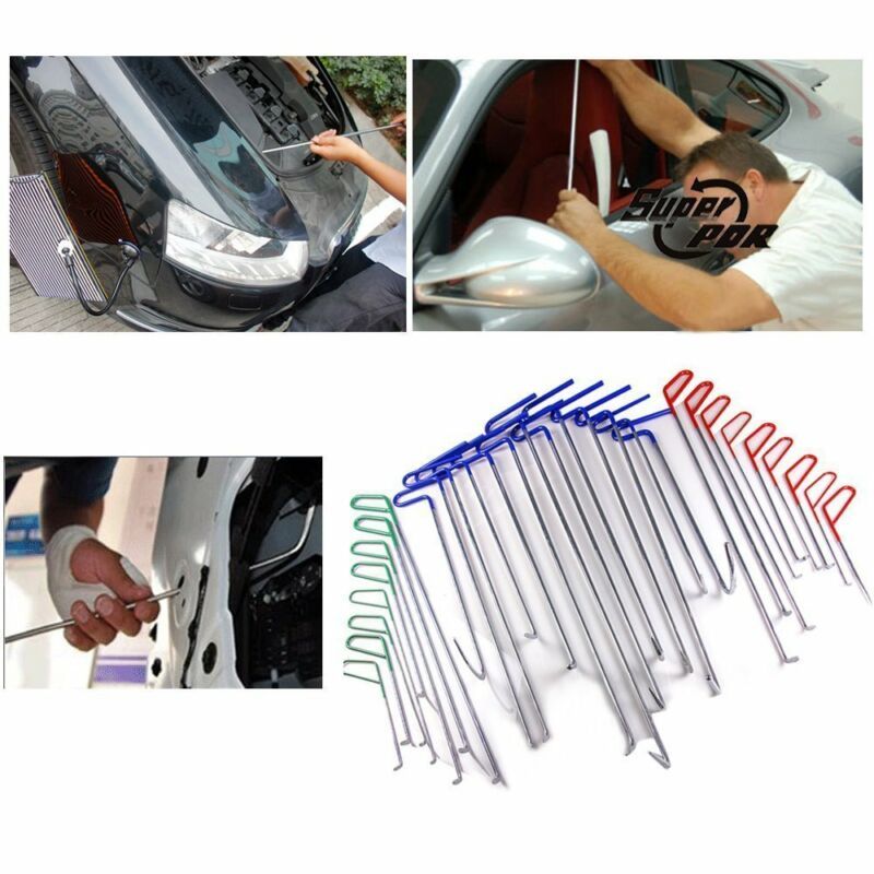 PDR Car Dent Repair Tools Dent Lifter LED Line Board Crewbars Rubber Hammer Pump Wedge Dent Removal Tools Induction Heater Tool