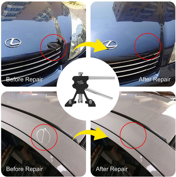 Super PDR Dent Remover Automobile Body Repair Car Body Hail Dent Removal Paint less dent Repair kit