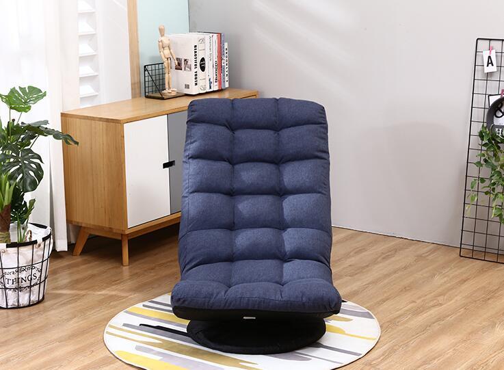360 Degree Swivel Folded Video Game Chair Floor Lazy Man Sofa Chair For Living Room Bedroom Furniture Ergonomic Leisure Chair