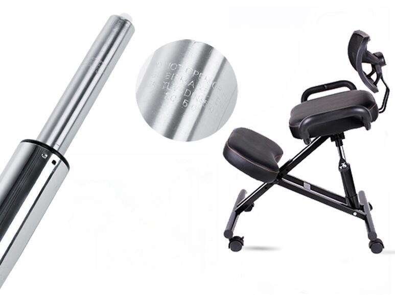 Ergonomically Designed Knee Chair with Back and Handle Office Kneeling Chair Ergonomic Posture Leather Black Chair With Caster