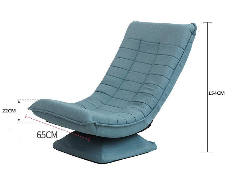 360 Degree Swivel Video Rocker Gaming Chair Adjustable Angle Chair Folded Floor Chair Living Room Furniture Ergonomic Design