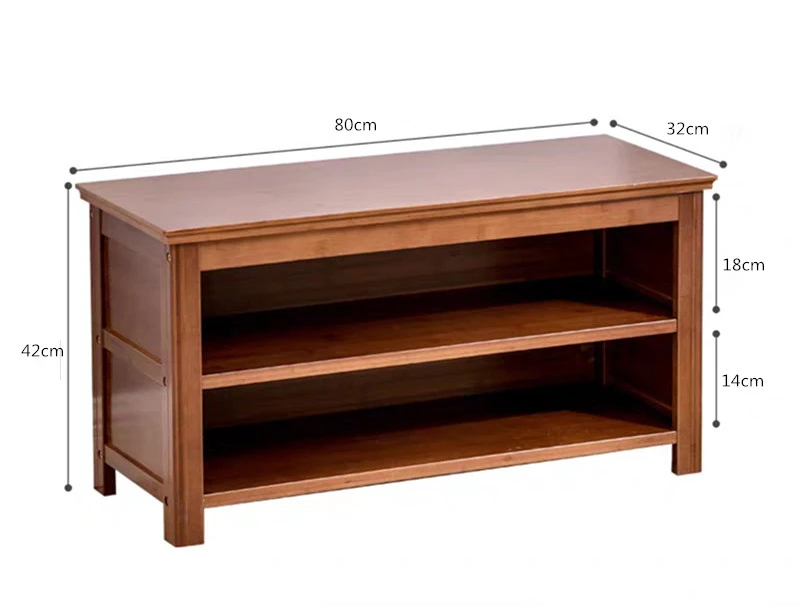 Bamboo Shoe Rack & Shoe Bench Entryway Storage Organizer Multi Function for Hallway Bathroom Living Room Corridor and Garden