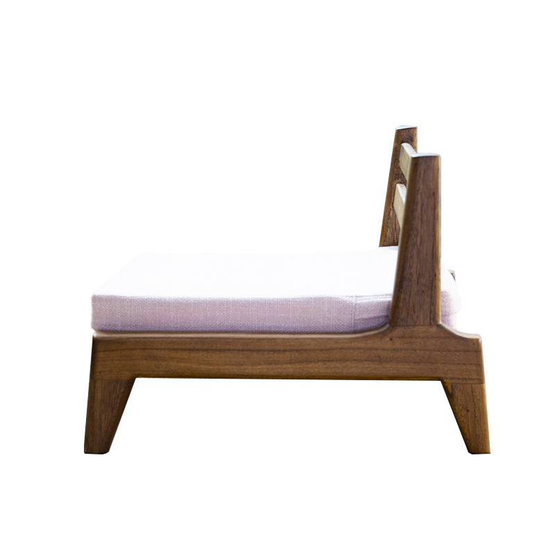 Wood Japanese Zaisu Floor Tatami Chair with Back Support Great for Reading Games Meditating Balcony Home Living Room Furniture