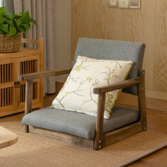 Japanese Floor Tatami Legless Zaisu Chair With Upholstery Seat Cushion Home Furniture Leisure Lazy Chair for Bay Window
