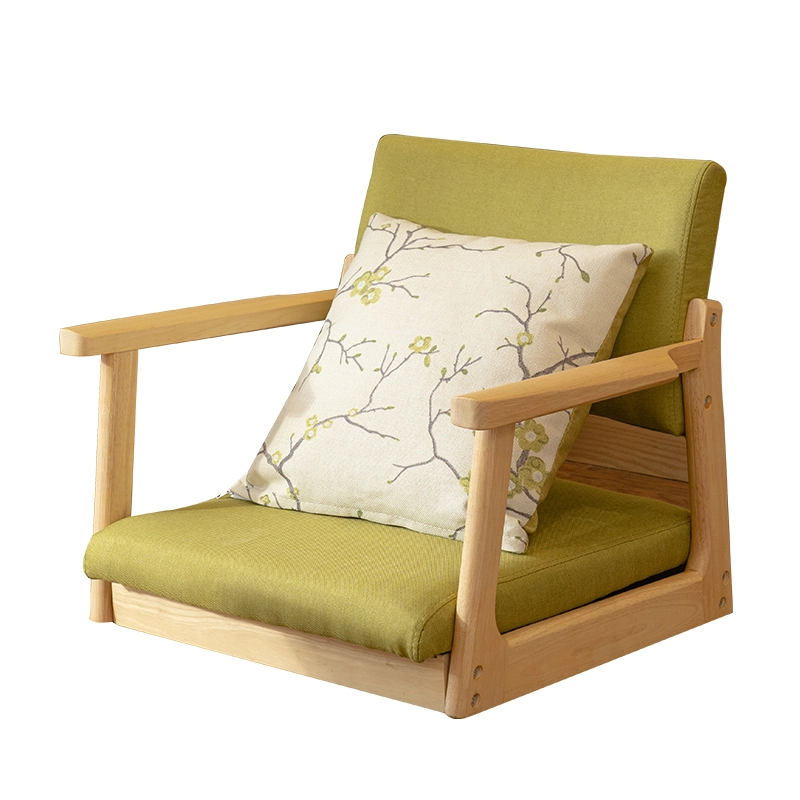 Japanese Floor Tatami Legless Zaisu Chair With Upholstery Seat Cushion Home Furniture Leisure Lazy Chair for Bay Window