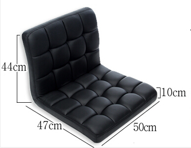 Leather Chair 360 Degree Swivel Living Room Furniture Meditation Seat Japanese Style Tatami Zaisu Floor Legless Chair Design