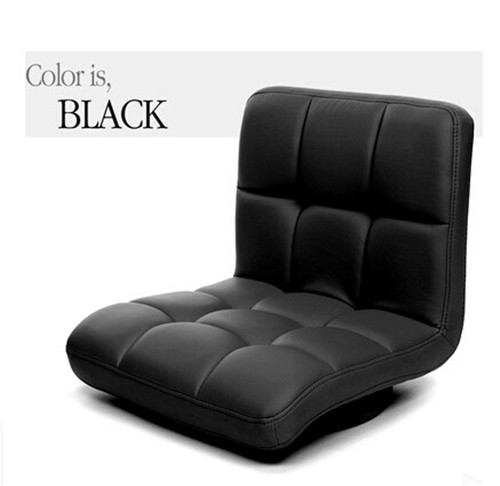 Leather Swivel Chair 360 Degree Rotation Living Room Furniture Japanese Tatami Zaisu Legless Modern Fashion Design Chair