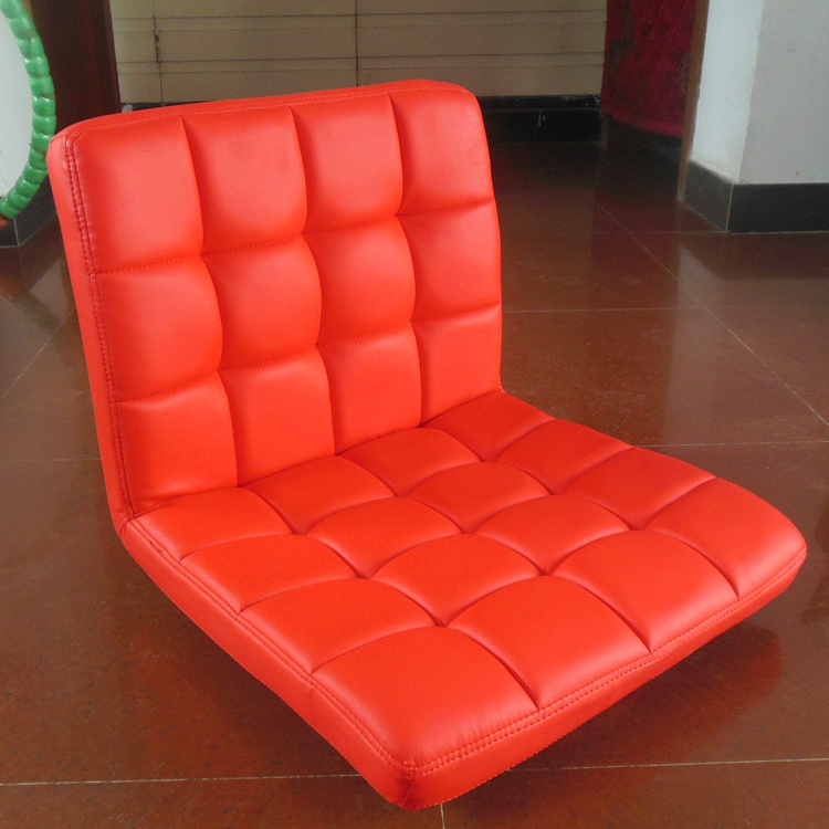 Leather Chair 360 Degree Swivel Living Room Furniture Meditation Seat Japanese Style Tatami Zaisu Floor Legless Chair Design