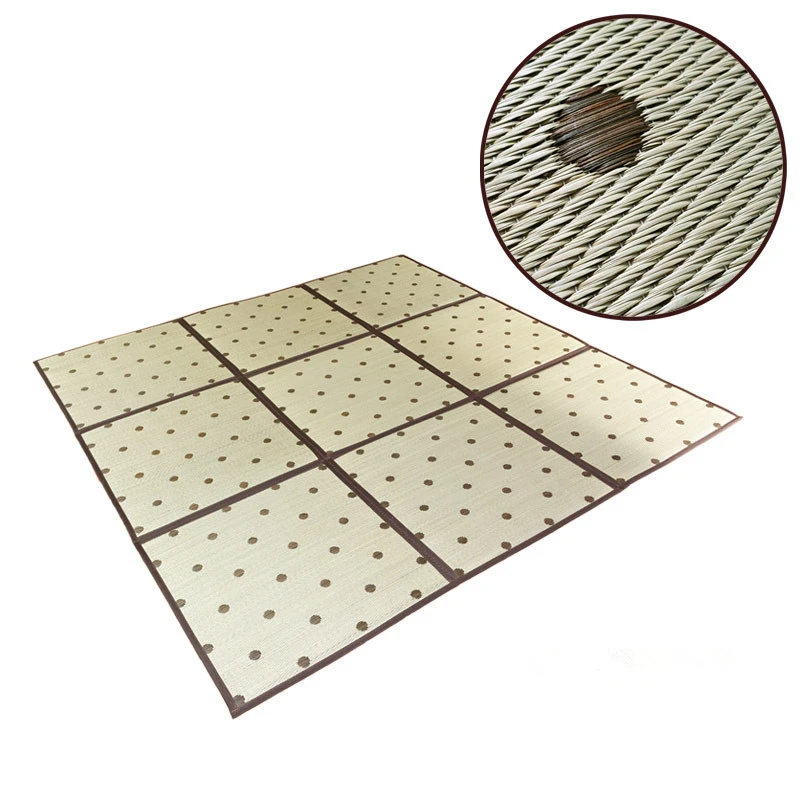 Japanese Traditional Igusa Tatami Carpet Floor Mat Rush Tatami Mat Unit Floor Sheet Lightweight For Living Room Bedroom Mattress