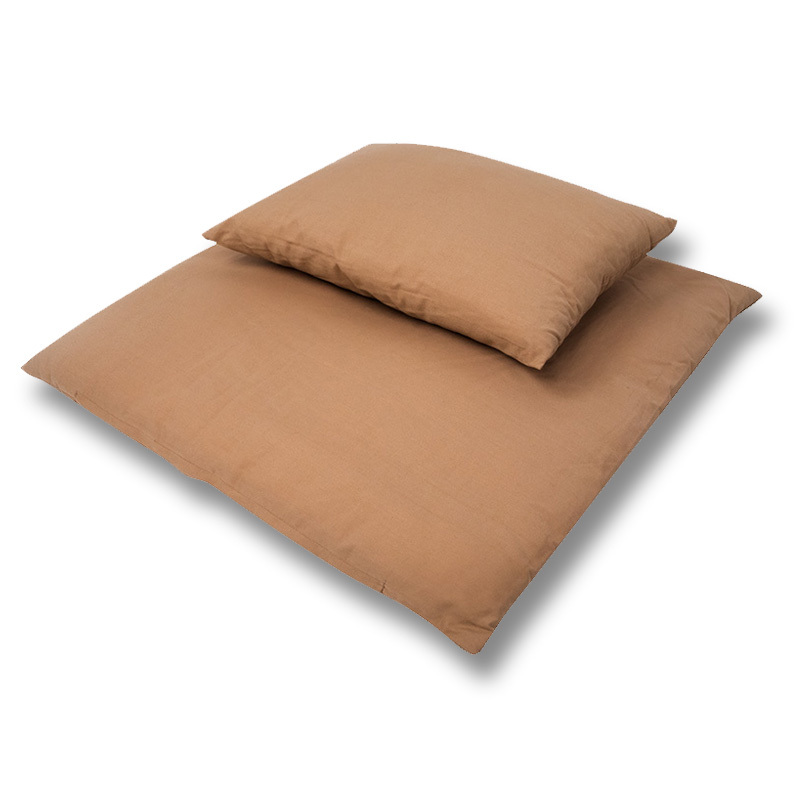 Handmade Square Meditation Zafu Zabuton Yoga Mat & Cushion Set Filled Kapok Cotton Hand/Machine Washable Seat Cushion