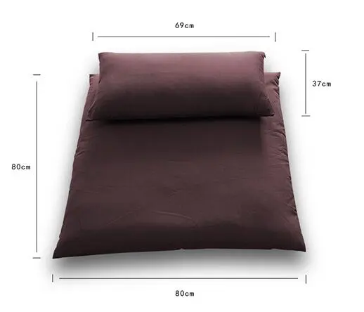 Handmade Square Meditation Zafu Zabuton Yoga Mat & Cushion Set Filled Kapok Cotton Hand/Machine Washable Seat Cushion
