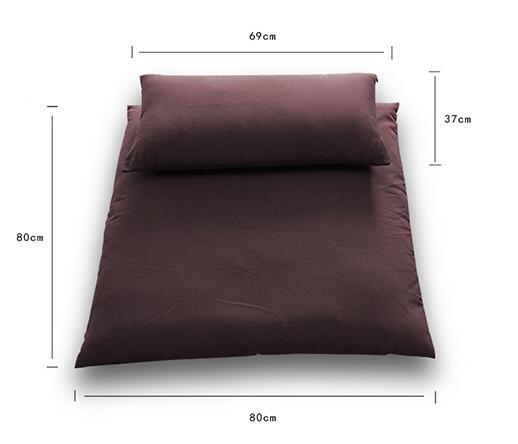 Handmade Square Meditation Zafu Zabuton Yoga Mat & Cushion Set Filled Kapok Cotton Hand/Machine Washable Seat Cushion