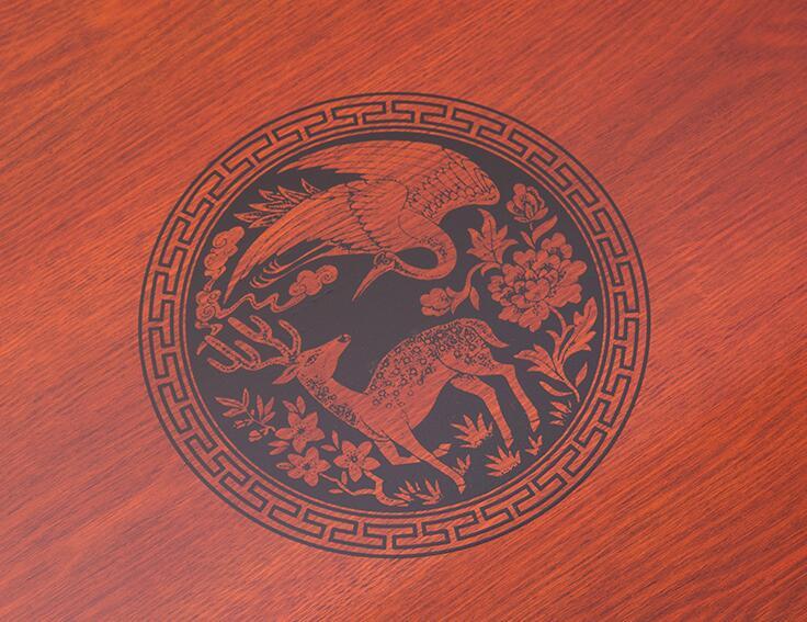 Square 80X80cm Korean Floor Table Folding Legs Luxury Antique Home Furniture Table for Dining Traditional Korean Low Table
