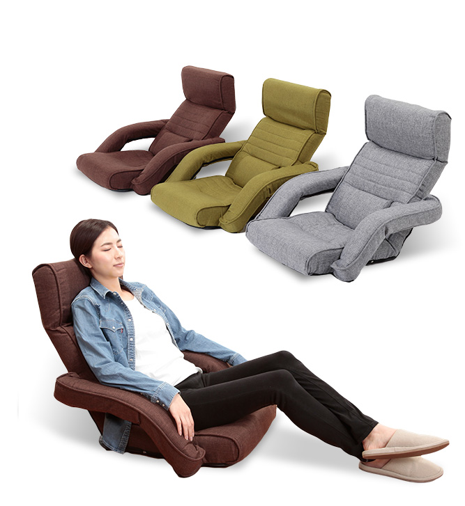 Modern Design Sofas Furniture Upholstered Chaise Lounge Armchair Floor Seating Modern Leisure Foldable Recliner Daybed Arm Chair