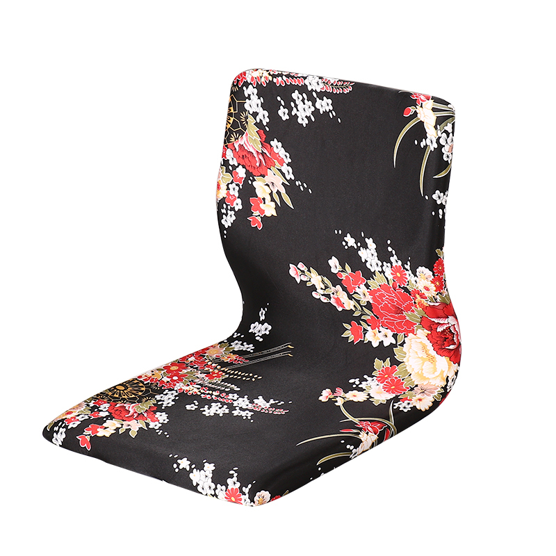 (4pcs/lot)  Oriental Asian Furniture Meditation Backrest Chair Living Room Japanese Style Zaisu Tatami Floor Legless Chair Design