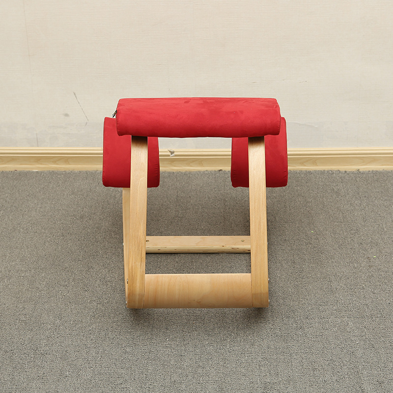 Original Ergonomic Kneeling Chair Stool Home Office Furniture Ergonomic Rocking Wooden Kneeling Computer Posture Chair Design