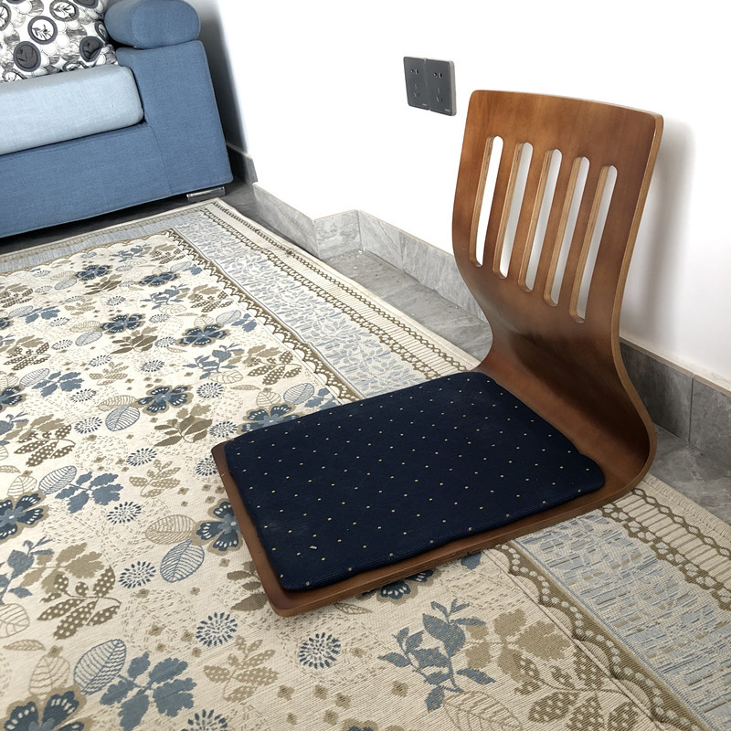 (4pcs/lot) Legless Chair Asia Style Japan Living Room Floor Seating Furniture Coffee Finish Tatami Zaisu Japanese Legless Chair