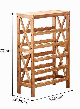 Modern Wooden Wine Rack Cabinet Display Shelf Bar Globe for Home Bar Furniture Oak Wood 25-40 Bottles Wine Rack Holders Storage