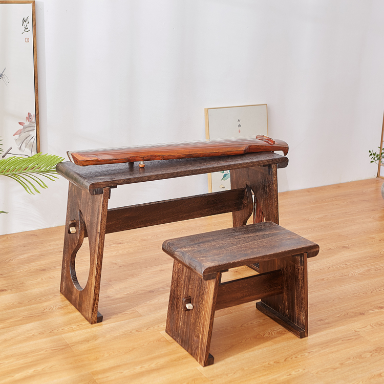 Wooden Piano Console Guqing Table Rectangle Asian Style Antique Furniture Living Room Oriental Wood Japanese Tea Table Writing Drawing