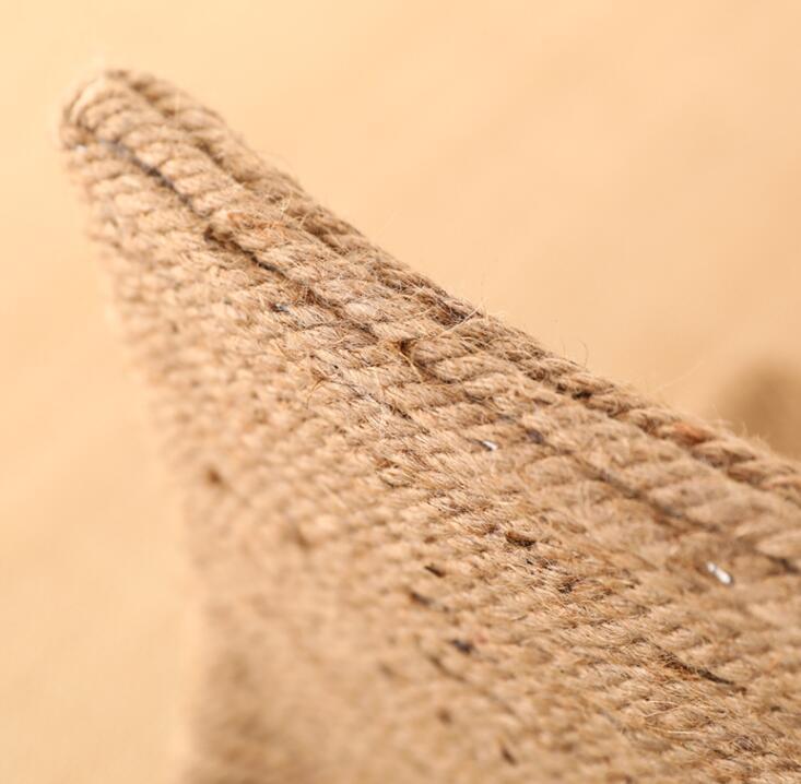 2pcs/lot Japanese Style Floor Chair Handcrafted Eco-Friendly Padded Knitted Hemp Chair with Backrest Meditation Zaisu Chair