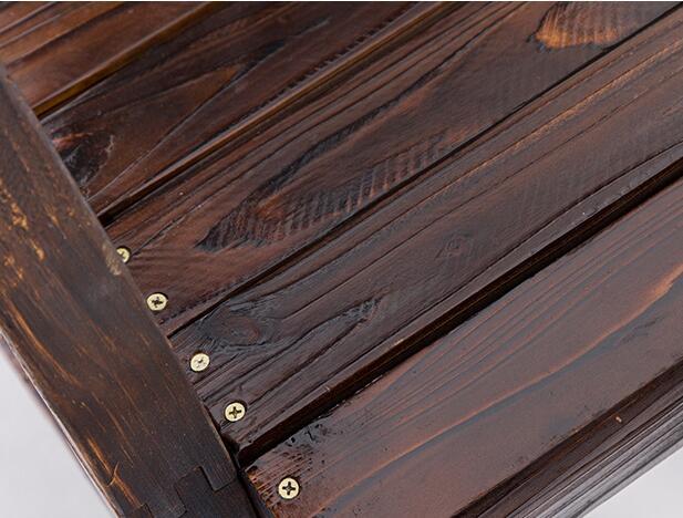 Wagon Wheel Wood Adirondack-Style Garden Chair Garden Furniture Rocking Chair Rocker Patio Garden Wooden Bench Outdoor Furniture