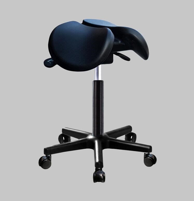 Ergonomic Hydraulic Saddle Stool Office Wheel Doctor Chair Rolling Adjustable Height Clinic Dentist Spa Massage Medical Salon