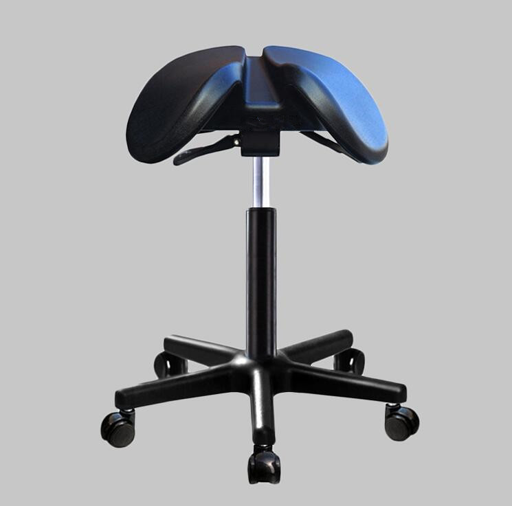 Ergonomic Hydraulic Saddle Stool Office Wheel Doctor Chair Rolling Adjustable Height Clinic Dentist Spa Massage Medical Salon