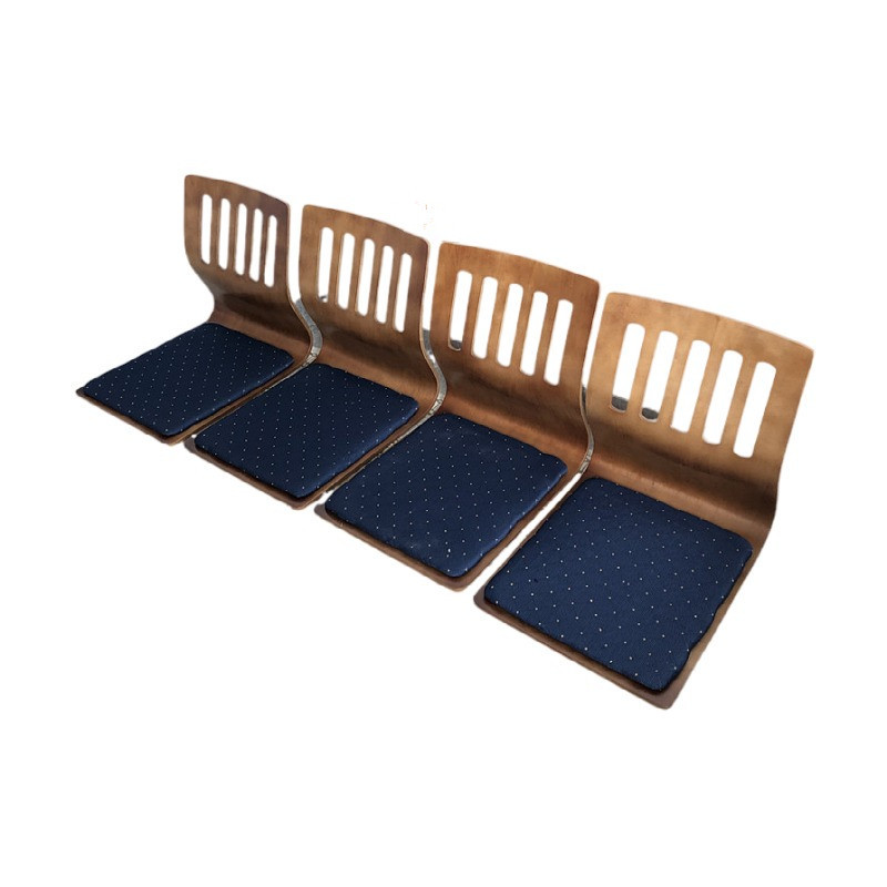 (4pcs/lot) Legless Chair Asia Style Japan Living Room Floor Seating Furniture Coffee Finish Tatami Zaisu Japanese Legless Chair