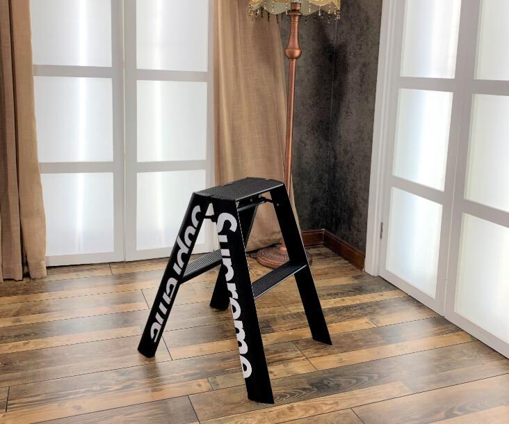 Modern Step Ladder 2 or 3 Step Aluminium Folding Ladder Portable Slim Step Stool Safety Household Stepladder with Milti-fuction